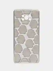 Манго силиконовый чехол на Xiaomi Poco X3/X3 Pro / Сяоми Poco X3/Х3 Про прозрачный, с рисунком