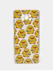 Манго силиконовый чехол на Xiaomi Poco X3/X3 Pro / Сяоми Poco X3/Х3 Про прозрачный, с рисунком
