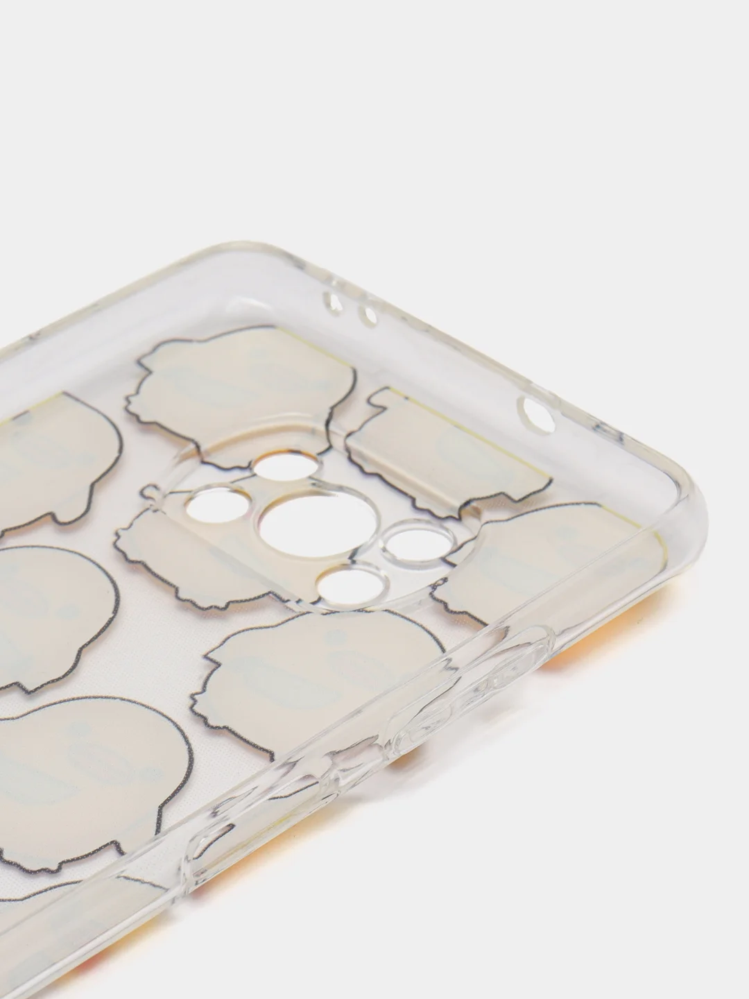 Манго силиконовый чехол на Xiaomi Poco X3/X3 Pro / Сяоми Poco X3/Х3 Про прозрачный, с рисунком