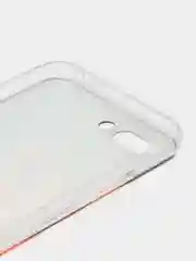 Светло-бежевый силиконовый чехол на Honor 10 / Хонор 10 прозрачный, с рисунком, защита камеры