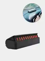 Черный автовизитка парковочная в машину