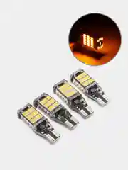 Оранжевый автомобильные светодиодные LED лампы T15 W16W WY16W Canbus, для задних фар и габариток