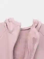 Розовый комбинезон с капюшоном демисезонный/весенний/осенний