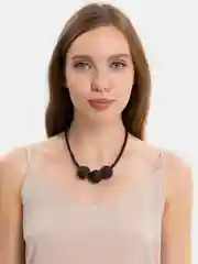 Бордовый подвеска на шею