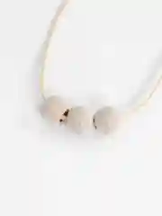Белый подвеска на шею