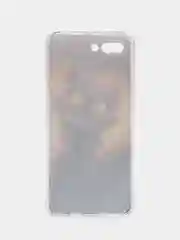 Индиго силиконовый чехол на Honor 10 / Хонор 10 прозрачный, с рисунком, защита камеры