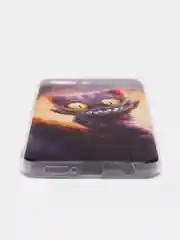 Индиго силиконовый чехол на Honor 10 / Хонор 10 прозрачный, с рисунком, защита камеры