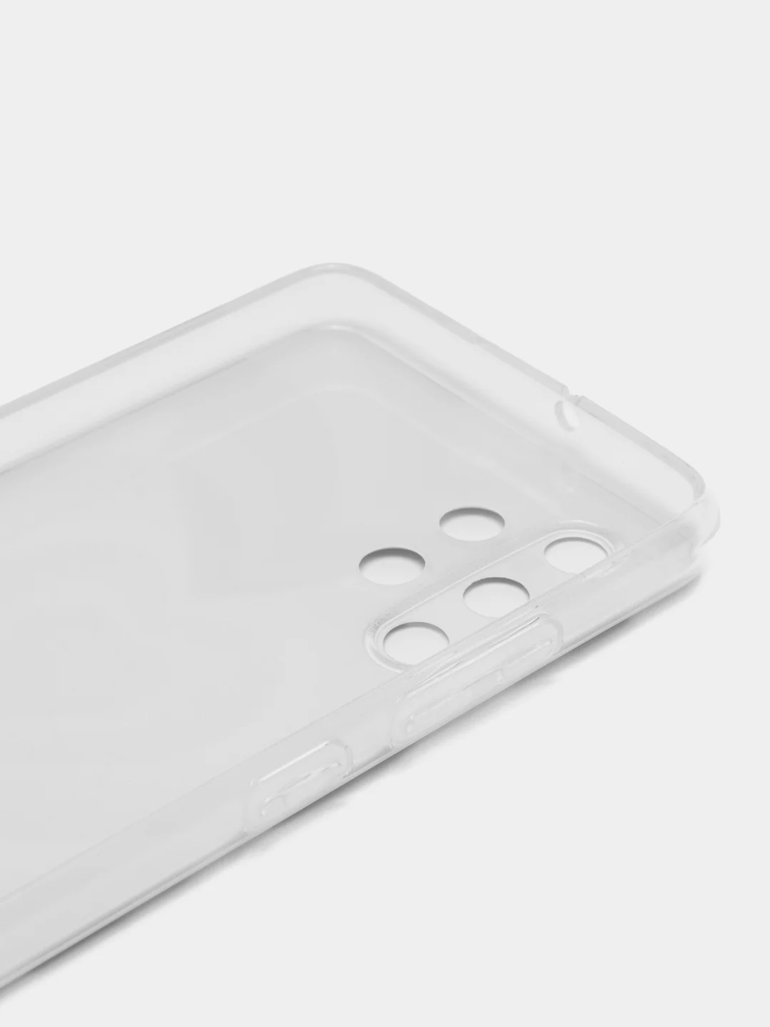 Лавандовый силиконовый чехол на Samsung Galaxy A32 / Самсунг А32 прозрачный с рисунком, защита камеры