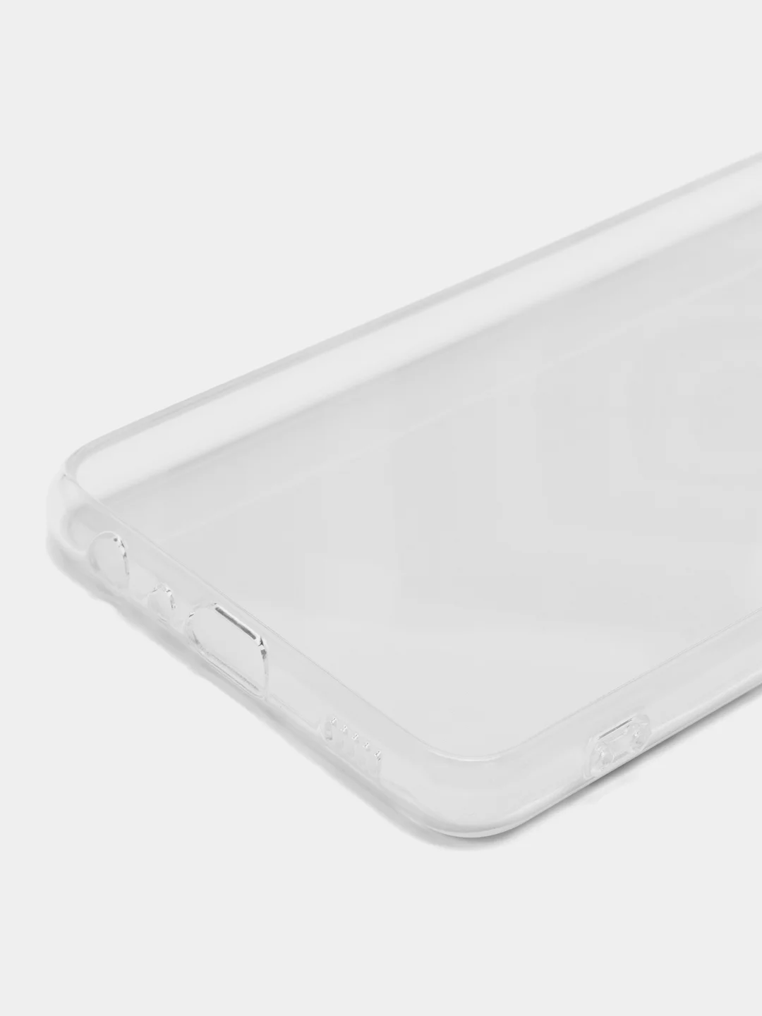 Лавандовый силиконовый чехол на Samsung Galaxy A32 / Самсунг А32 прозрачный с рисунком, защита камеры