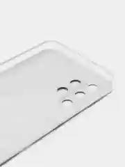 Индиго силиконовый чехол на Samsung Galaxy A32 / Самсунг А32 прозрачный с рисунком, защита камеры
