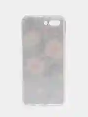 Кораллово-розовый силиконовый чехол на Honor 10 / Хонор 10 прозрачный, с рисунком, защита камеры