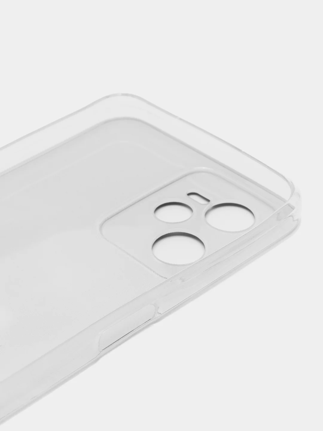 Индиго силиконовый чехол на Realme C35 / Реалми С35 прозрачный, с рисунком, защита камеры