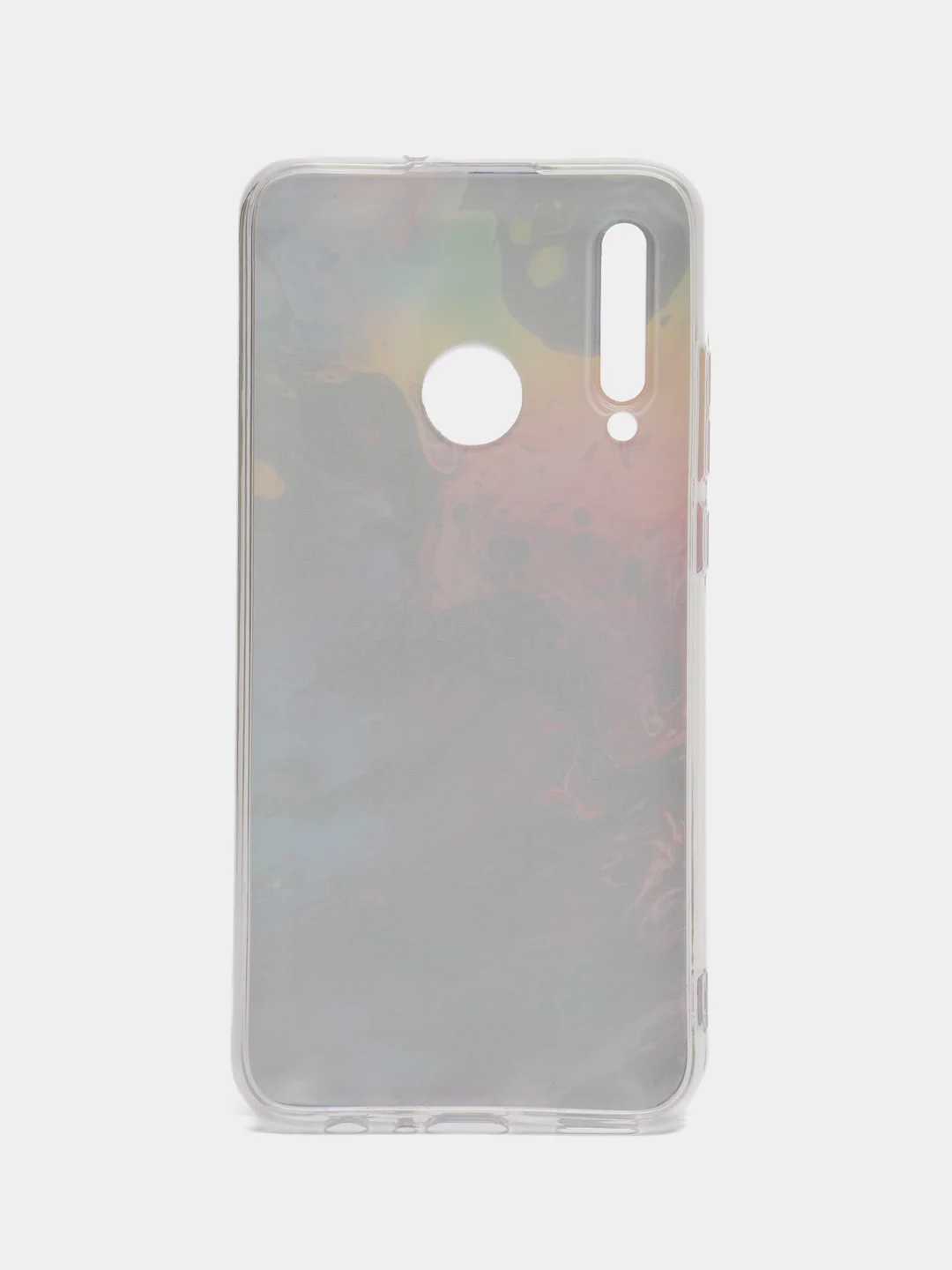 Пурпурный чехол на Honor 10i/20 Lite 2019/20e/Huawei P Smart Plus 2019 / Хонор 10i прозрачный