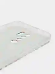Светло-оранжевый силиконовый чехол на Xiaomi Redmi 9 / Сяоми Редми 9 прозрачный, с рисунком, защита камеры