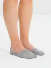 Серый меланж следки хлопковые, унисекс