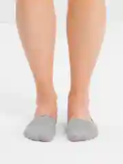 Серый меланж следки хлопковые, унисекс