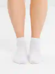 Носки белые спортивные с язычком