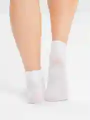 Носки белые спортивные с язычком