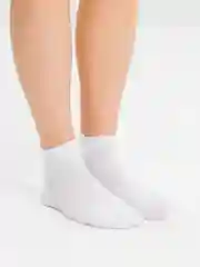 Носки белые спортивные с язычком