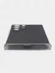 Хаки чехол на Samsung Galaxy S22 Ultra / Самсунг S22 Ultra прозрачный с рисунком, защита камеры