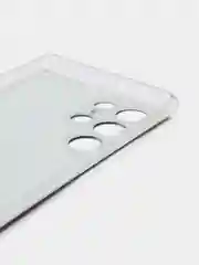 Хаки чехол на Samsung Galaxy S22 Ultra / Самсунг S22 Ultra прозрачный с рисунком, защита камеры