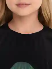 Черный футболка детская