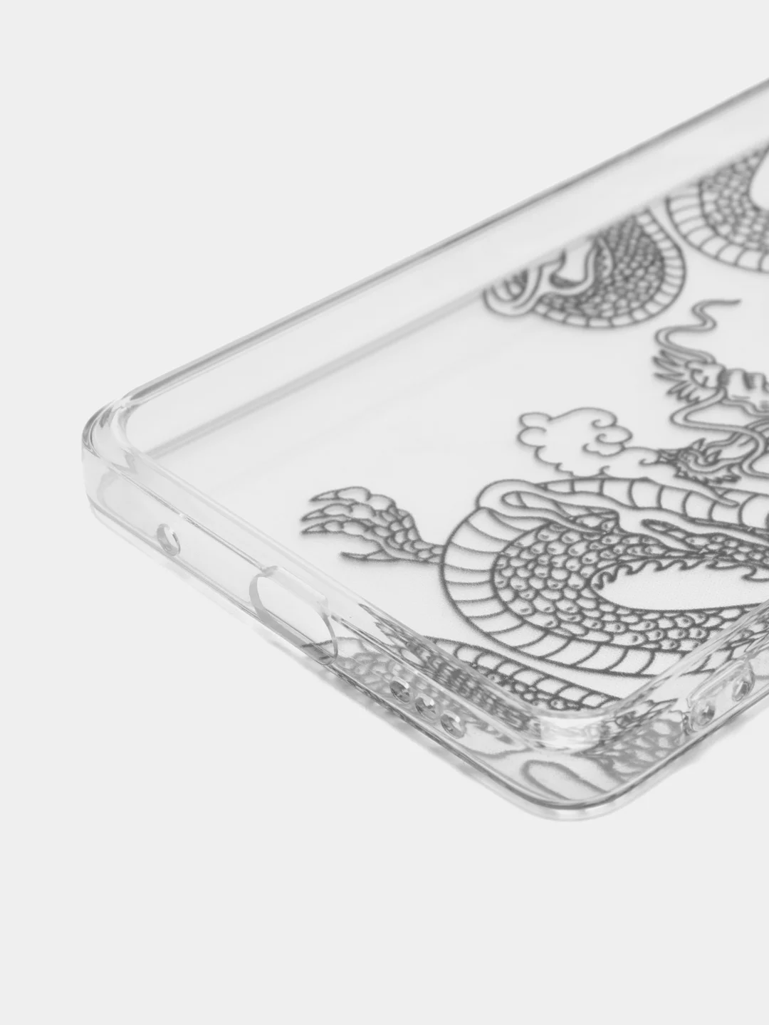 Пудровый чехол на Xiaomi Redmi Note 10 Pro / Сяоми Редми Нот 10 Про прозрачный, с рисунком