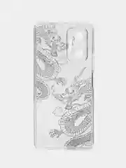 Пудровый чехол на Xiaomi Redmi Note 10 Pro / Сяоми Редми Нот 10 Про прозрачный, с рисунком