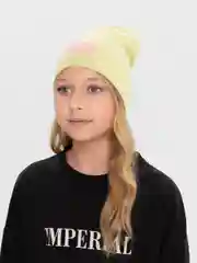 Желтый шапка для девочки