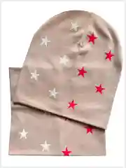 Бежевый шапка со снудом