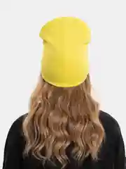 Желтый шапка