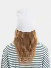 Белый шапка