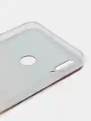 Индиго силиконовый чехол на Honor 8X / Хонор 8Х прозрачный, с рисунком, защита камеры