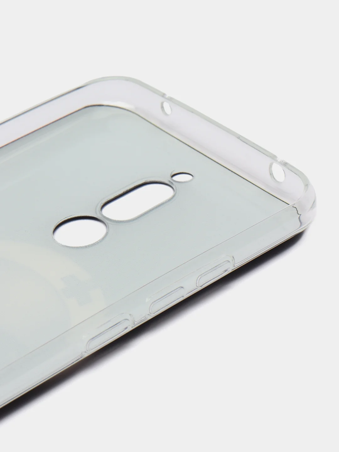 Бронзовый силиконовый чехол на Xiaomi Redmi 8 / Сяоми Редми 8 прозрачный, с рисунком, защита камеры