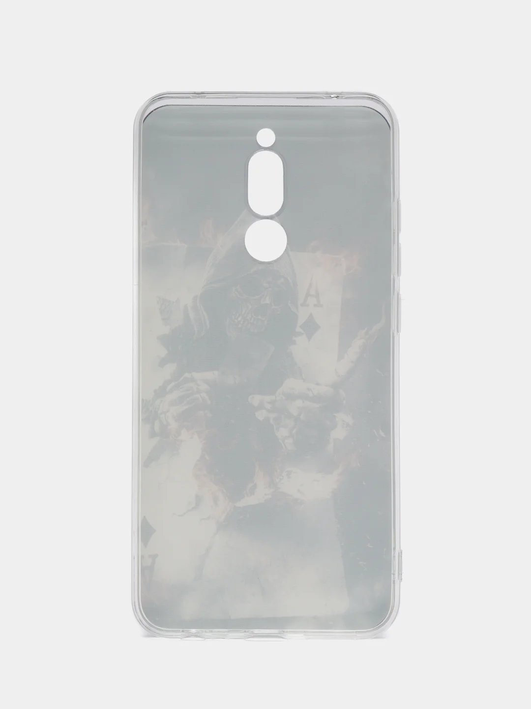 Песочный хаки силиконовый чехол на Xiaomi Redmi 8 / Сяоми Редми 8 прозрачный, с рисунком, защита камеры