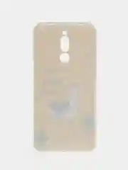 Горчичный силиконовый чехол на Xiaomi Redmi 8 / Сяоми Редми 8 прозрачный, с рисунком, защита камеры