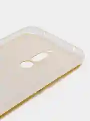 Горчичный силиконовый чехол на Xiaomi Redmi 8 / Сяоми Редми 8 прозрачный, с рисунком, защита камеры