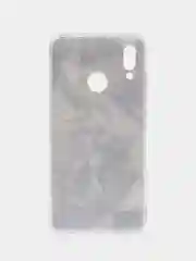 Серый металлик чехол на Honor 10 Lite/Huawei P Smart 2019 / Хонор 10 Лайт прозрачный, с рисунком