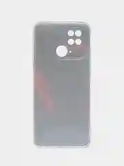 Красный чехол на Xiaomi Redmi 10C / Сяоми Редми 10С прозрачный, с рисунком, защита камеры