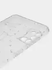 Прозрачный силиконовый чехол на Samsung Galaxy A31 / Самсунг А31 прозрачный с рисунком, защита камеры