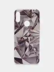 Серый металлик силиконовый чехол на Honor 8A/8A Pro/Huawei Y6 2019/Y6s / Хонор 8А прозрачный, с рисунком