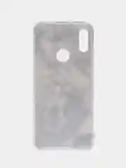 Серый металлик силиконовый чехол на Honor 8A/8A Pro/Huawei Y6 2019/Y6s / Хонор 8А прозрачный, с рисунком