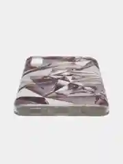 Серый металлик силиконовый чехол на Samsung Galaxy A50/A30s / Самсунг А50/А30s прозрачный, с рисунком