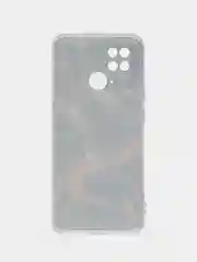 Коричневый чехол на Xiaomi Redmi 10C / Сяоми Редми 10С прозрачный, с рисунком, защита камеры