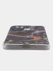 Коричневый чехол на Xiaomi Redmi 10C / Сяоми Редми 10С прозрачный, с рисунком, защита камеры