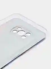Угольный силиконовый чехол на Xiaomi Poco X3/X3 Pro / Сяоми Poco X3/Х3 Про прозрачный, с рисунком
