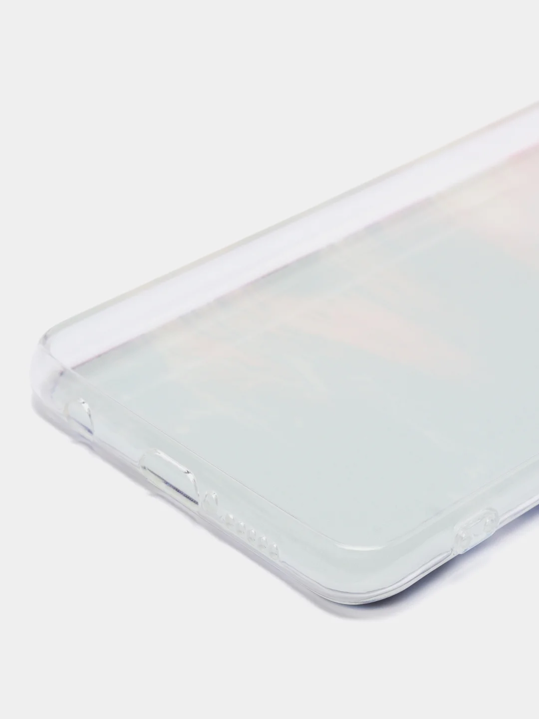 Угольный силиконовый чехол на Xiaomi Poco X3/X3 Pro / Сяоми Poco X3/Х3 Про прозрачный, с рисунком