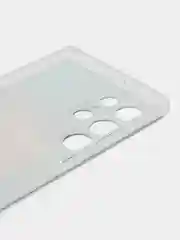Конфетный чехол на Samsung Galaxy S22 Ultra / Самсунг S22 Ultra прозрачный с рисунком, защита камеры