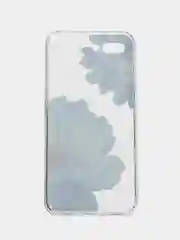 Лазурный силиконовый чехол на Honor 10 / Хонор 10 прозрачный, с рисунком, защита камеры