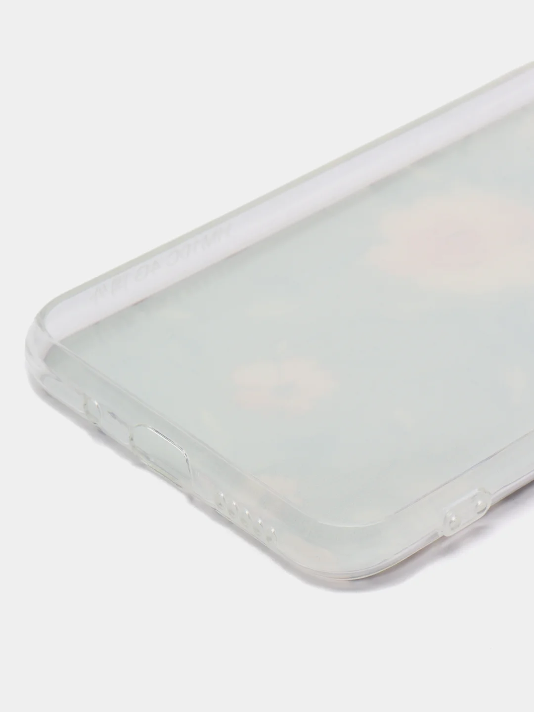 Кораллово-розовый чехол на Xiaomi Redmi 10C / Сяоми Редми 10С прозрачный, с рисунком, защита камеры